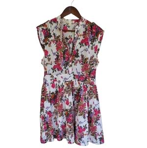 Faith 21 Floral Cotton Midi Dress